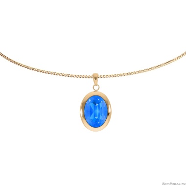 Колье Qudo, TIVOLA big G royal blue delite, 404684.1 BL/G Колье Qudo, TIVOLA big G royal blue delite, 404684.1 BL/G